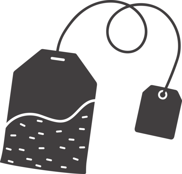 Web ve Grafiksel Tasarım için Minimalist Torba Simgesi Tasarım Biçimi Siyah ve Beyaz PNG