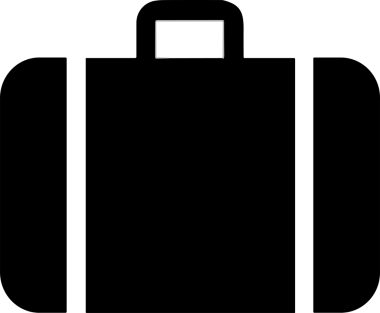 Web ve Grafiksel Tasarım için Minimalist Torba Simgesi Tasarım Biçimi Siyah ve Beyaz PNG