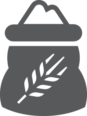 Web ve Grafiksel Tasarım için Minimalist Torba Simgesi Tasarım Biçimi Siyah ve Beyaz PNG