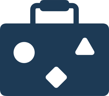 Web ve Grafiksel Tasarım için Minimalist Torba Simgesi Tasarım Biçimi Siyah ve Beyaz PNG