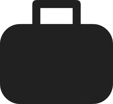 Web ve Grafiksel Tasarım için Minimalist Torba Simgesi Tasarım Biçimi Siyah ve Beyaz PNG