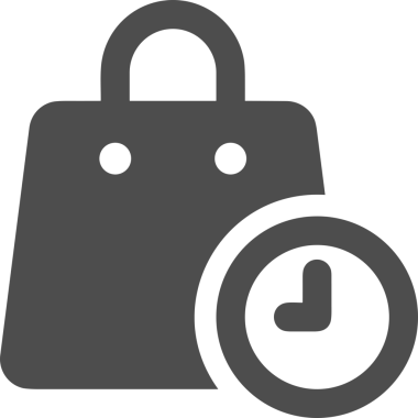 Web ve Grafiksel Tasarım için Minimalist Torba Simgesi Tasarım Biçimi Siyah ve Beyaz PNG