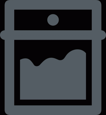 Web ve Grafiksel Tasarım için Minimalist Torba Simgesi Tasarım Biçimi Siyah ve Beyaz PNG