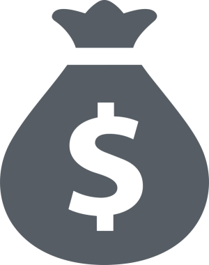 Web ve Grafiksel Tasarım için Minimalist Torba Simgesi Tasarım Biçimi Siyah ve Beyaz PNG