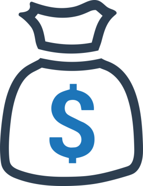 Web ve Grafiksel Tasarım için Minimalist Torba Simgesi Tasarım Biçimi Siyah ve Beyaz PNG