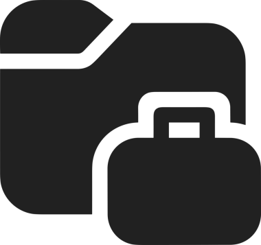 Web ve Grafiksel Tasarım için Minimalist Torba Simgesi Tasarım Biçimi Siyah ve Beyaz PNG