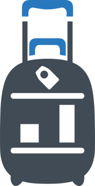 Web ve Grafiksel Tasarım için Minimalist Torba Simgesi Tasarım Biçimi Siyah ve Beyaz PNG