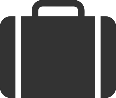 Web ve Grafiksel Tasarım için Minimalist Torba Simgesi Tasarım Biçimi Siyah ve Beyaz PNG