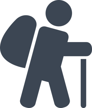 Web ve Grafiksel Tasarım için Minimalist Torba Simgesi Tasarım Biçimi Siyah ve Beyaz PNG