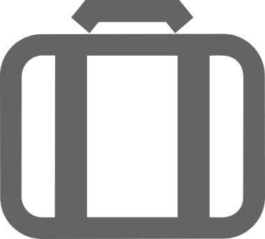 Web ve Grafiksel Tasarım için Minimalist Torba Simgesi Tasarım Biçimi Siyah ve Beyaz PNG