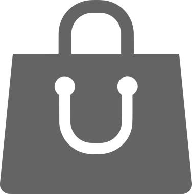 Web ve Grafiksel Tasarım için Minimalist Torba Simgesi Tasarım Biçimi Siyah ve Beyaz PNG