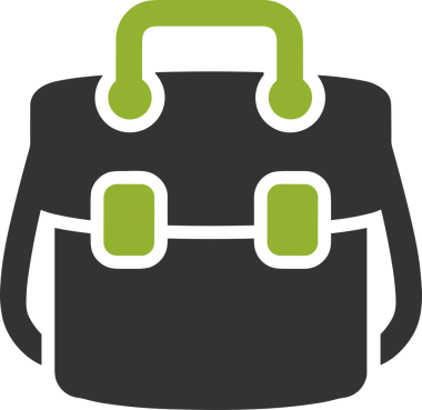 Web ve Grafiksel Tasarım için Minimalist Torba Simgesi Tasarım Biçimi Siyah ve Beyaz PNG