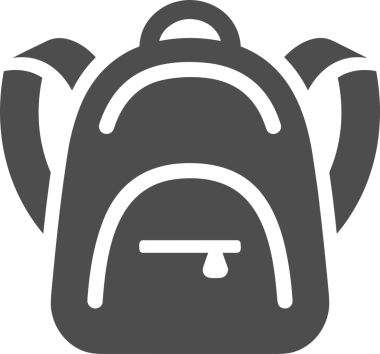 Web ve Grafiksel Tasarım için Minimalist Torba Simgesi Tasarım Biçimi Siyah ve Beyaz PNG