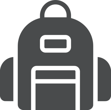 Web ve Grafiksel Tasarım için Minimalist Torba Simgesi Tasarım Biçimi Siyah ve Beyaz PNG