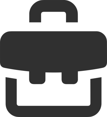 Web ve Grafiksel Tasarım için Minimalist Torba Simgesi Tasarım Biçimi Siyah ve Beyaz PNG