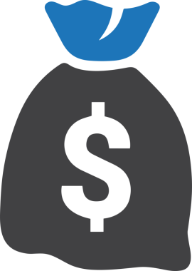 Web ve Grafiksel Tasarım için Minimalist Torba Simgesi Tasarım Biçimi Siyah ve Beyaz PNG