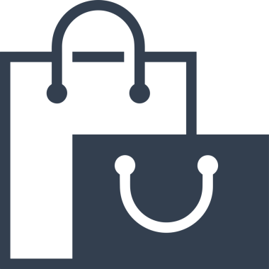 Web ve Grafiksel Tasarım için Minimalist Torba Simgesi Tasarım Biçimi Siyah ve Beyaz PNG