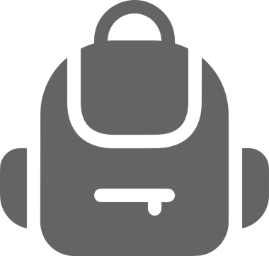 Web ve Grafiksel Tasarım için Minimalist Torba Simgesi Tasarım Biçimi Siyah ve Beyaz PNG