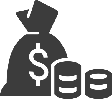 Web ve Grafiksel Tasarım için Minimalist Torba Simgesi Tasarım Biçimi Siyah ve Beyaz PNG