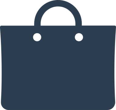 Web ve Grafiksel Tasarım için Minimalist Torba Simgesi Tasarım Biçimi Siyah ve Beyaz PNG