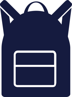 Web ve Grafiksel Tasarım için Minimalist Torba Simgesi Tasarım Biçimi Siyah ve Beyaz PNG