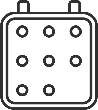 Takvim zamanlama simgesi vektör modern randevu ajandası anımsatıcı düz sembol çizim tasarımı