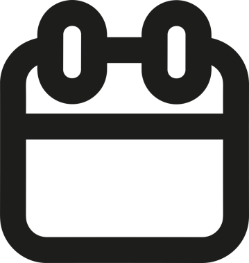 Takvim zamanlama simgesi vektör modern randevu ajandası anımsatıcı düz sembol çizim tasarımı