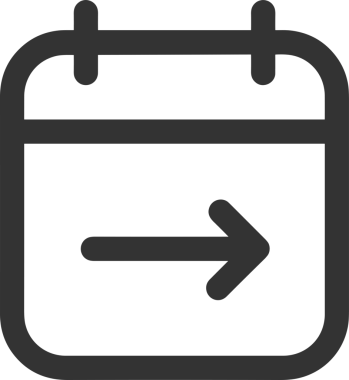 Takvim zamanlama simgesi vektör modern randevu ajandası anımsatıcı düz sembol çizim tasarımı