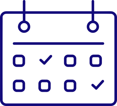 Takvim zamanlama simgesi vektör modern randevu ajandası anımsatıcı düz sembol çizim tasarımı