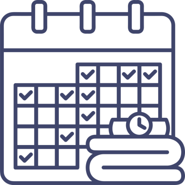 Takvim zamanlama simgesi vektör modern randevu ajandası anımsatıcı düz sembol çizim tasarımı