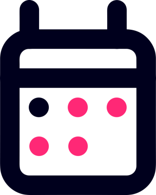 Takvim zamanlama simgesi vektör modern randevu ajandası anımsatıcı düz sembol çizim tasarımı