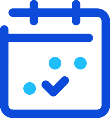 Takvim zamanlama simgesi vektör modern randevu ajandası anımsatıcı düz sembol çizim tasarımı