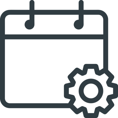 Takvim zamanlama simgesi vektör modern randevu ajandası anımsatıcı düz sembol çizim tasarımı