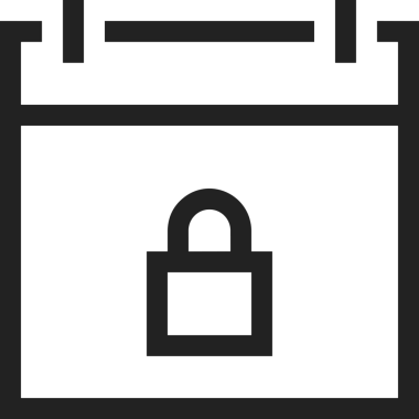 Takvim zamanlama simgesi vektör modern randevu ajandası anımsatıcı düz sembol çizim tasarımı