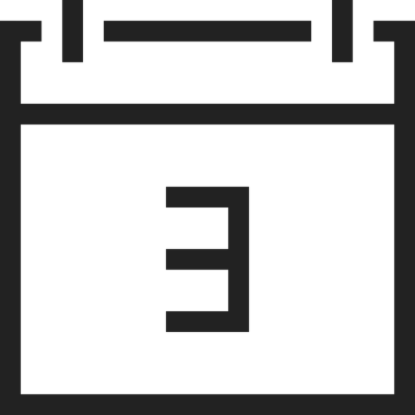 Takvim zamanlama simgesi vektör modern randevu ajandası anımsatıcı düz sembol çizim tasarımı