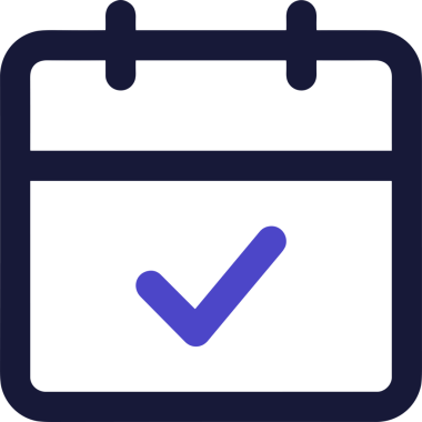 Takvim zamanlama simgesi vektör modern randevu ajandası anımsatıcı düz sembol çizim tasarımı