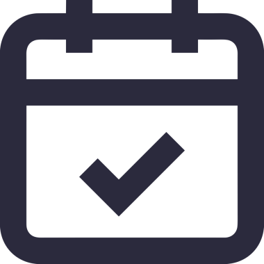 Takvim zamanlama simgesi vektör modern randevu ajandası anımsatıcı düz sembol çizim tasarımı