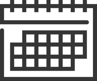 Takvim zamanlama simgesi vektör modern randevu ajandası anımsatıcı düz sembol çizim tasarımı