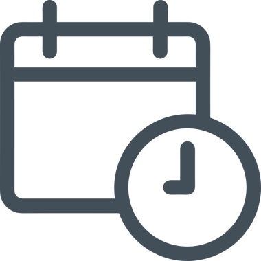 Takvim zamanlama simgesi vektör resmi. Modern randevu anımsatma gündem sembolü grafik tasarım resmi