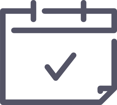 Takvim zamanlama simgesi vektör resmi. Modern randevu anımsatma gündem sembolü grafik tasarım resmi