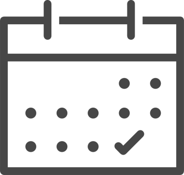 Takvim zamanlama simgesi vektör resmi. Modern randevu anımsatma gündem sembolü grafik tasarım resmi