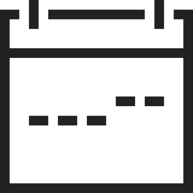 Takvim zamanlama simgesi vektör modern randevu ajandası anımsatıcı düz sembol çizim tasarımı