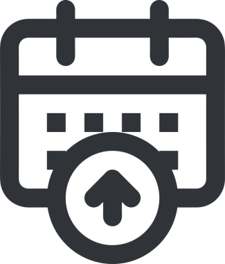 Takvim zamanlama simgesi vektör modern randevu ajandası anımsatıcı düz sembol çizim tasarımı