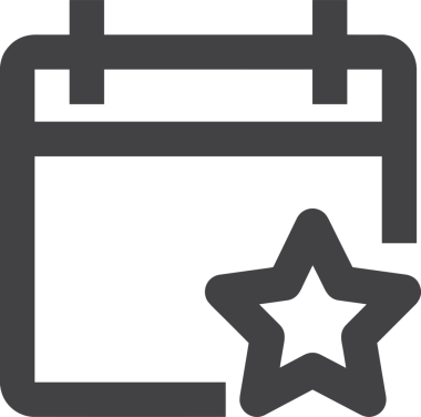 Takvim zamanlama simgesi vektör modern randevu ajandası anımsatıcı düz sembol çizim tasarımı