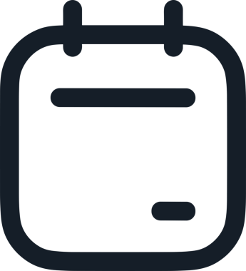 Takvim zamanlama simgesi vektör modern randevu ajandası anımsatıcı düz sembol çizim tasarımı