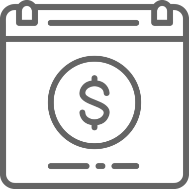 Takvim zamanlama simgesi vektör modern randevu ajandası anımsatıcı düz sembol çizim tasarımı