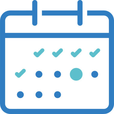 Takvim zamanlama simgesi vektör modern randevu ajandası anımsatıcı düz sembol çizim tasarımı