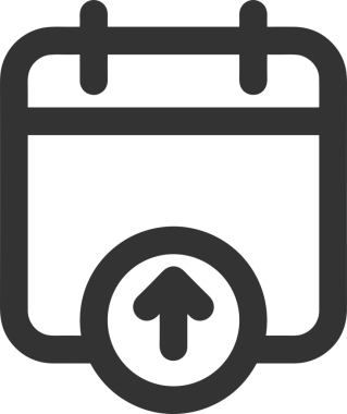 Takvim zamanlama simgesi vektör modern randevu ajandası anımsatıcı düz sembol çizim tasarımı