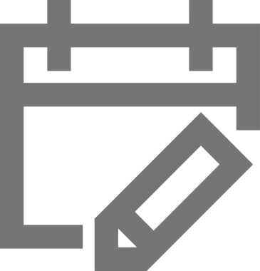 Takvim zamanlama simgesi vektör modern randevu ajandası anımsatıcı düz sembol çizim tasarımı