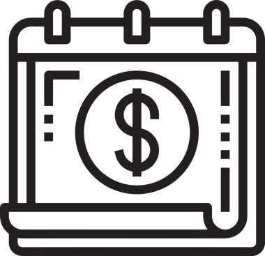 Takvim zamanlama simgesi vektör modern randevu ajandası anımsatıcı düz sembol çizim tasarımı